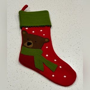 Crate&Barrel Bear stocking listing for @luckie3s